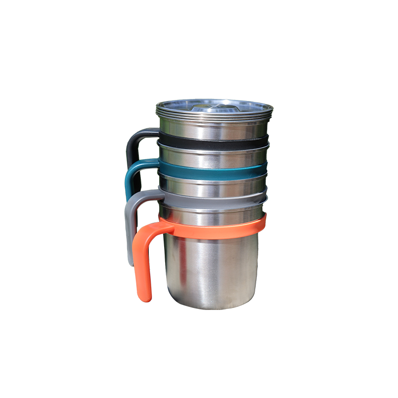 Hot Selling Factory Direct Stainless Steel Portable Camping Tableware Travel Coffee Cup
