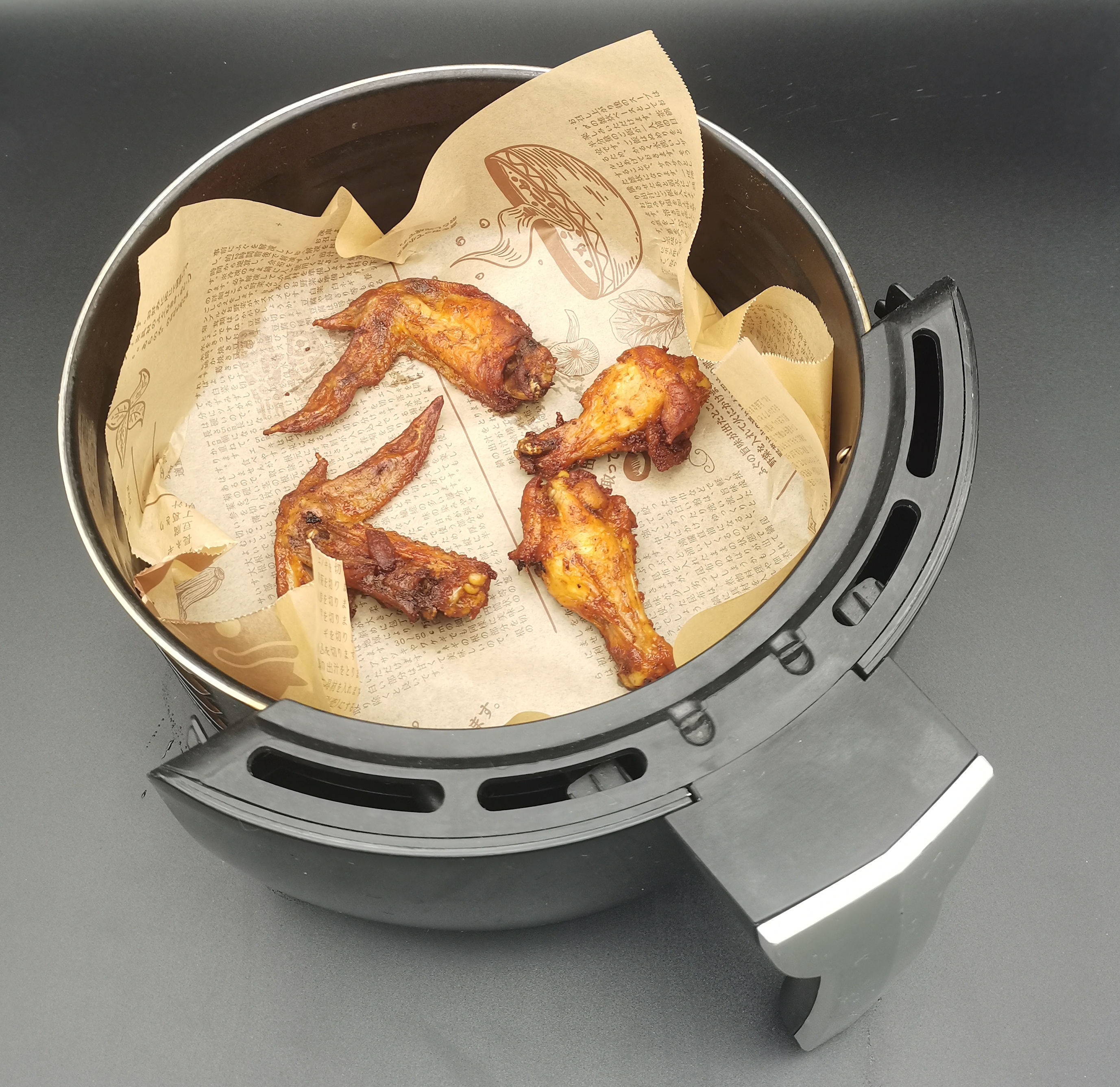 Air fryer paper bowl