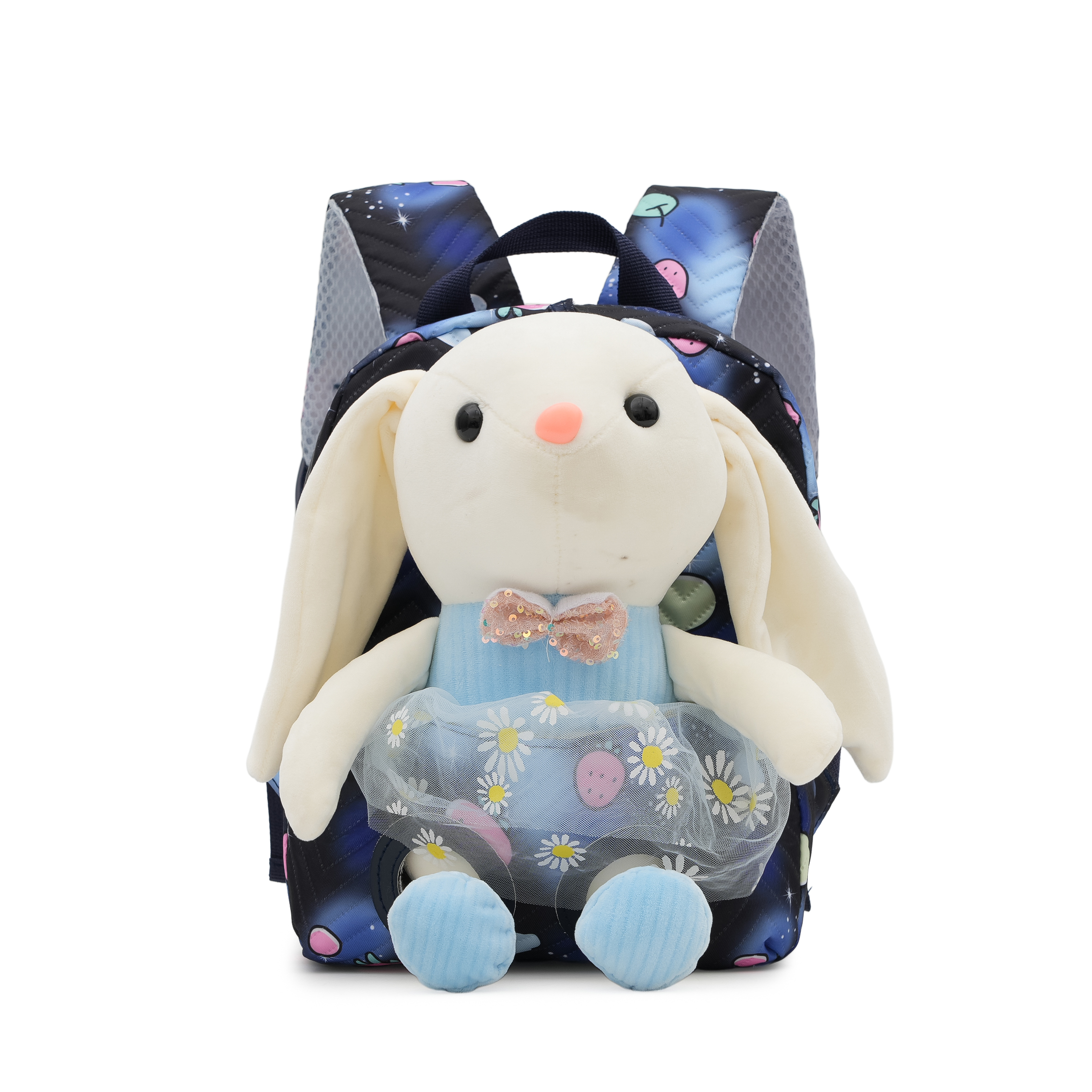 Kindergarten Rabbit Backpack Cute Cartoon Plush Bag Trendy Girl Backpack