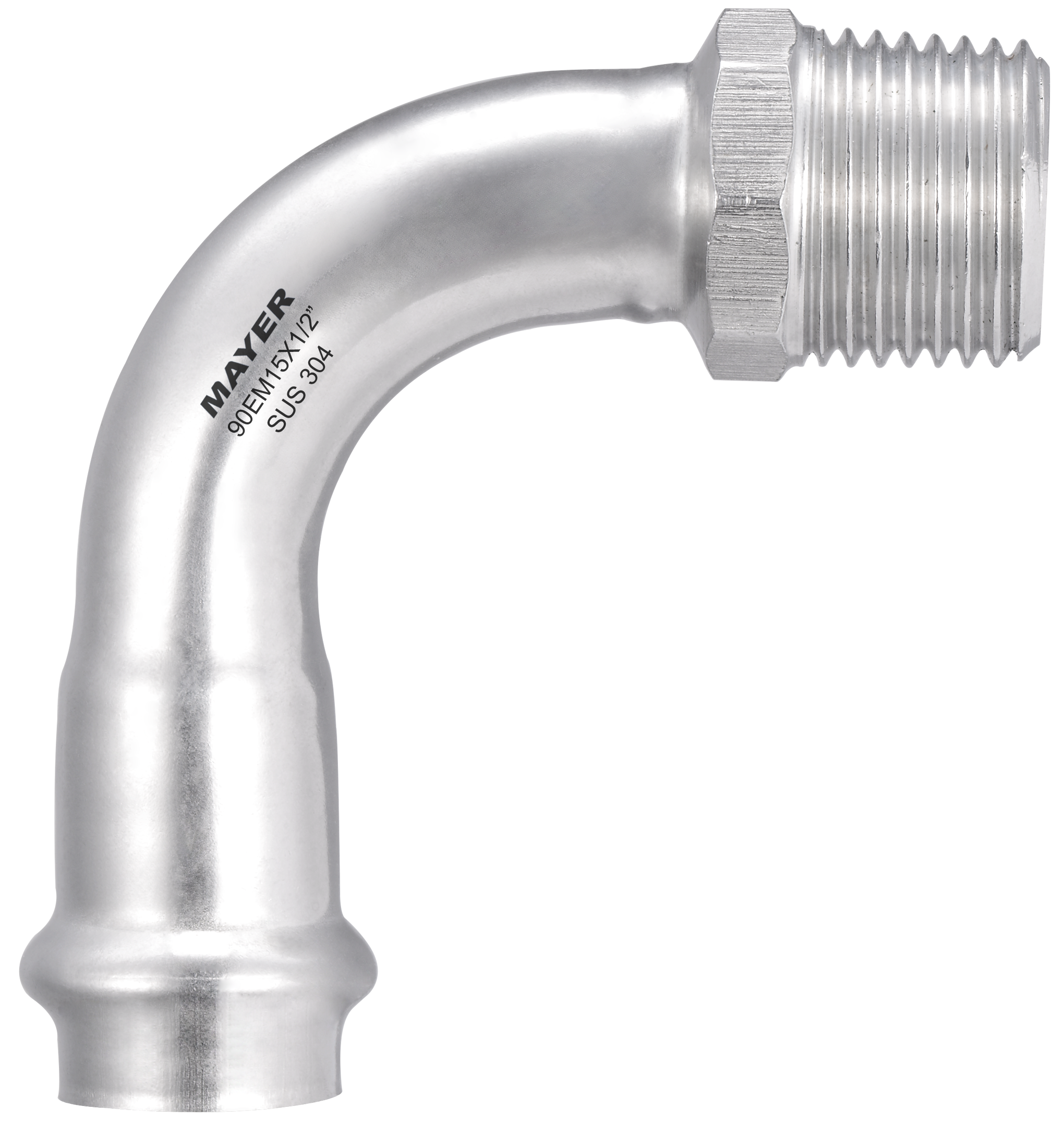 Stainless steel female elbow