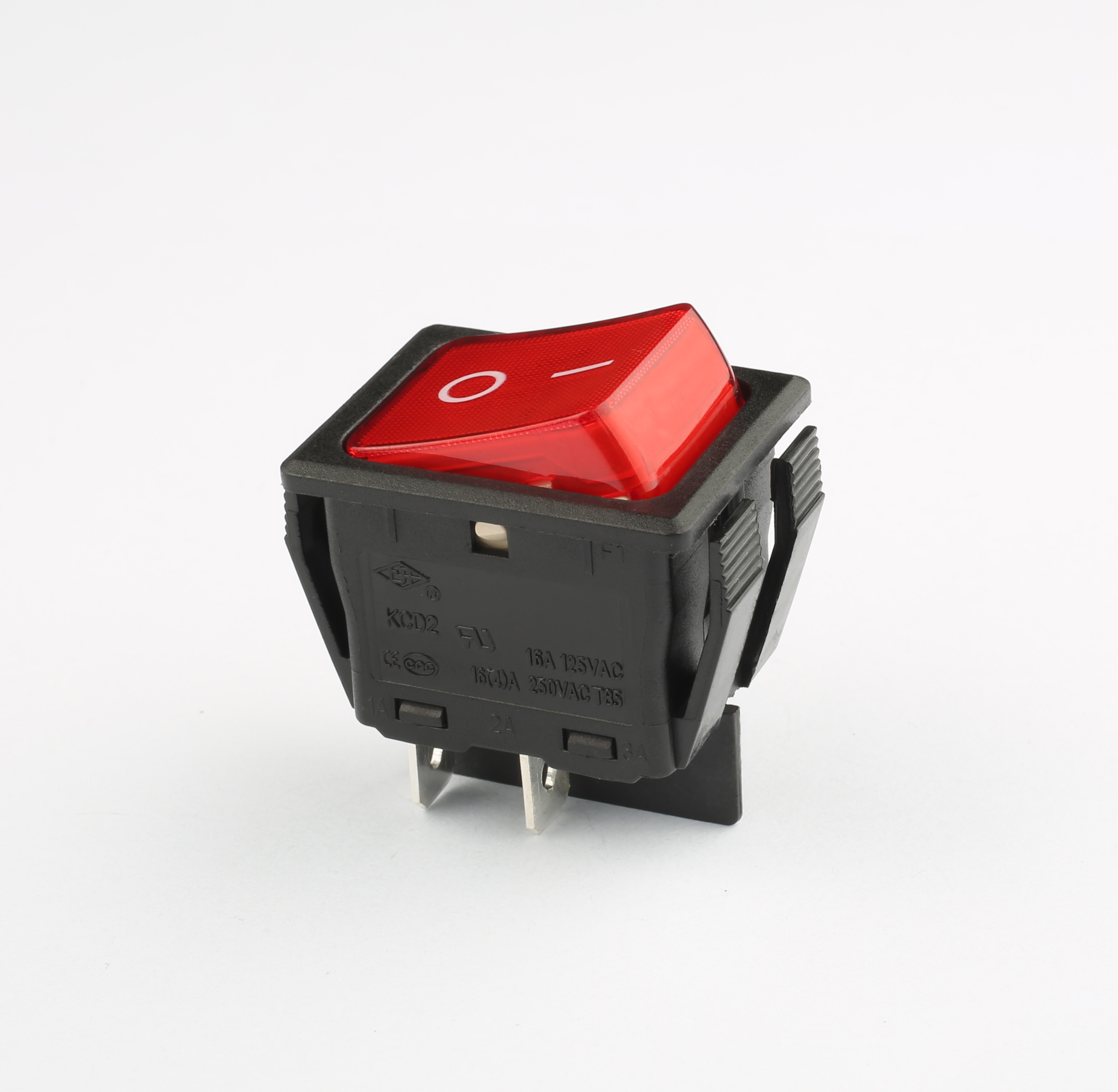 Zhongxing Wright DPST DPTT Illuminated Waterproof Rocker Switch 2/6/12/24/110/220V
