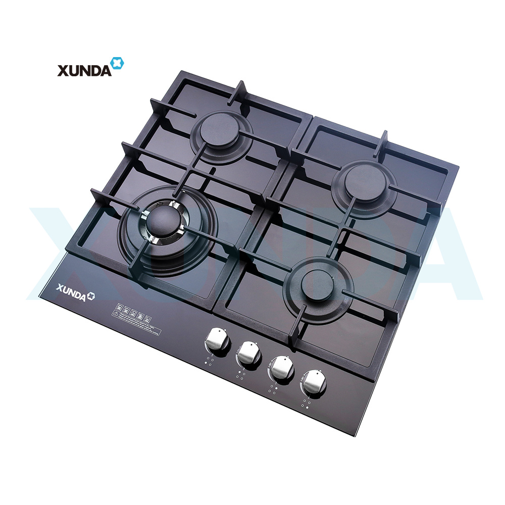 XUNDA 4 burners European style built in gas hob gas stove gas cooktops F4-B60L2B