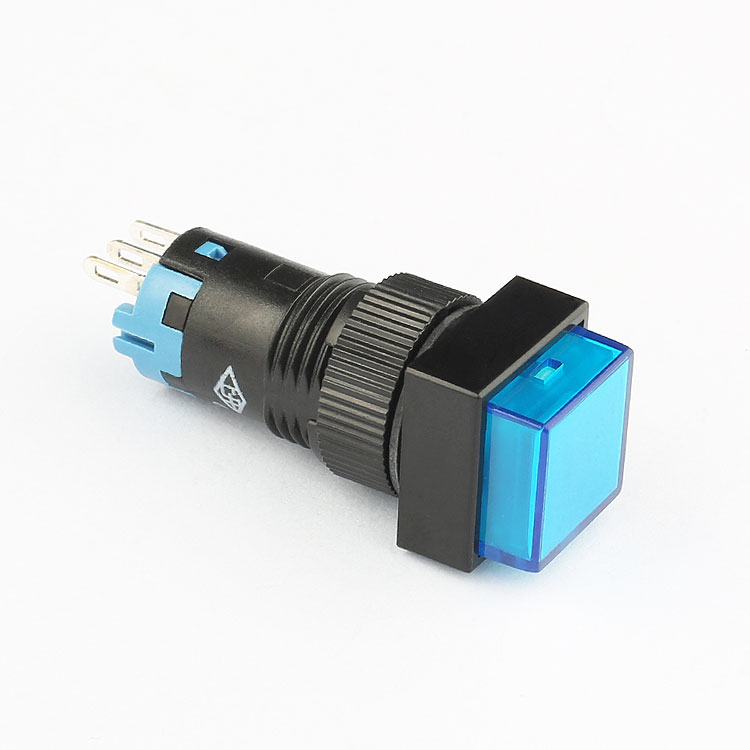 12mm 1no1nc latching illuminated push button switch