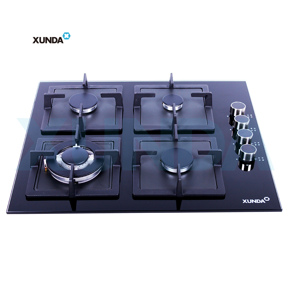 XUNDA 4 burners European style built in gas hob gas stove gas cooktops F4-B60L1D