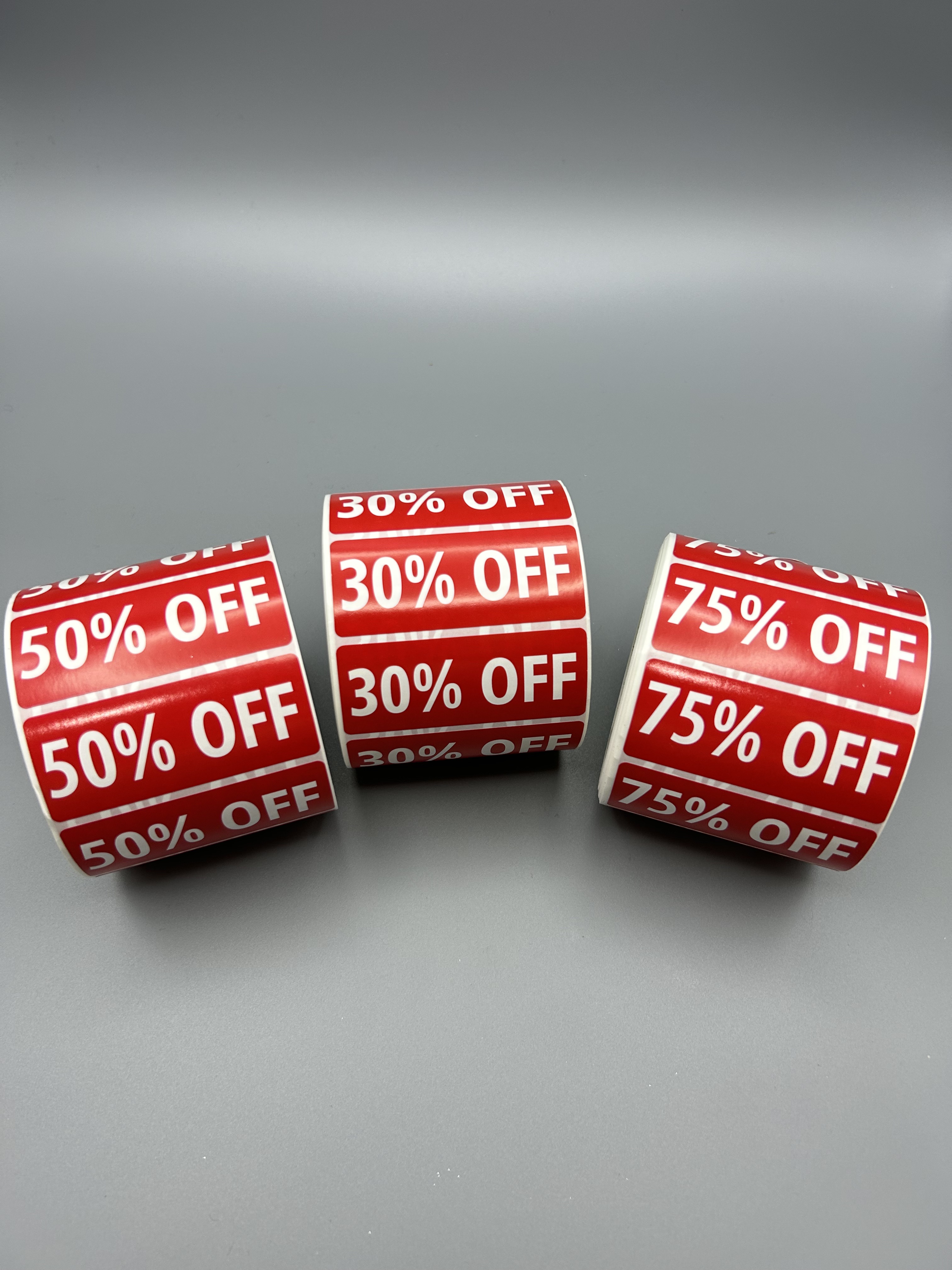 Merchandise discount price label