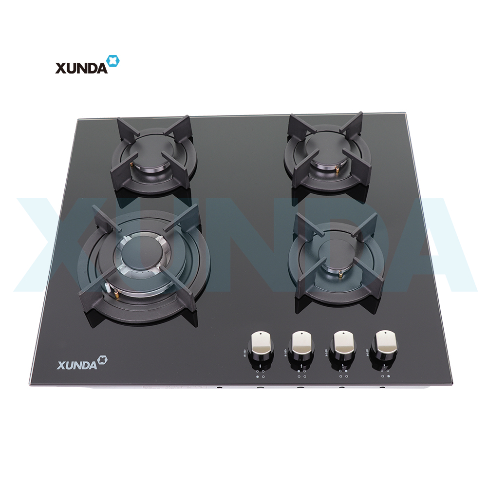 XUNDA 4 burners European style built in gas hob gas stove gas cooktops F4-B60L2E