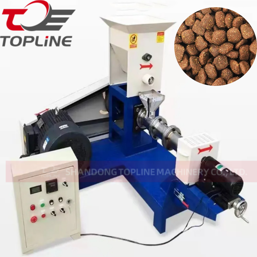 Pet Food Extruder Floating Fish Feed Pellet Machine Cat Daily Meal Production Line