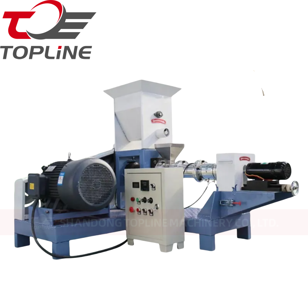 Pet Food Floating Fish Feed Pellet Machine Cat Daily Meal Production Line Extruder