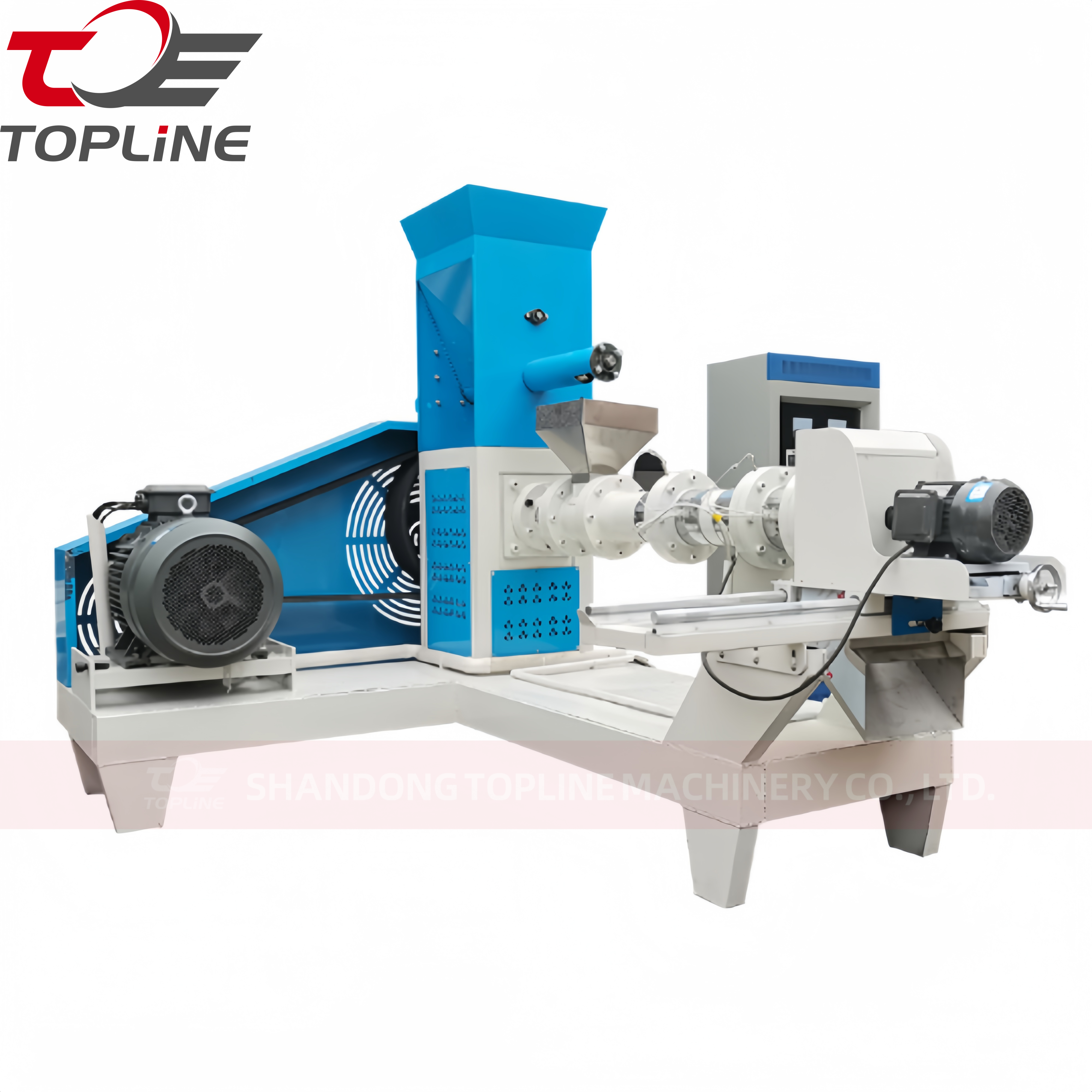 Pet Food Floating Fish Feed Pellet Machine Cat Daily Meal Production Line Extruder