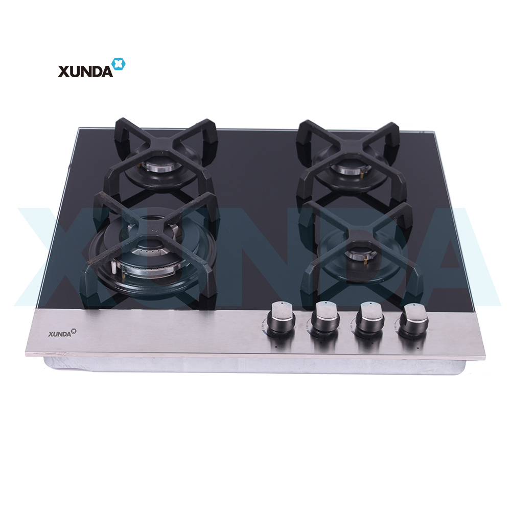 XUNDA 4 burners European style built in gas hob gas stove gas cooktops F4-B60L3CA