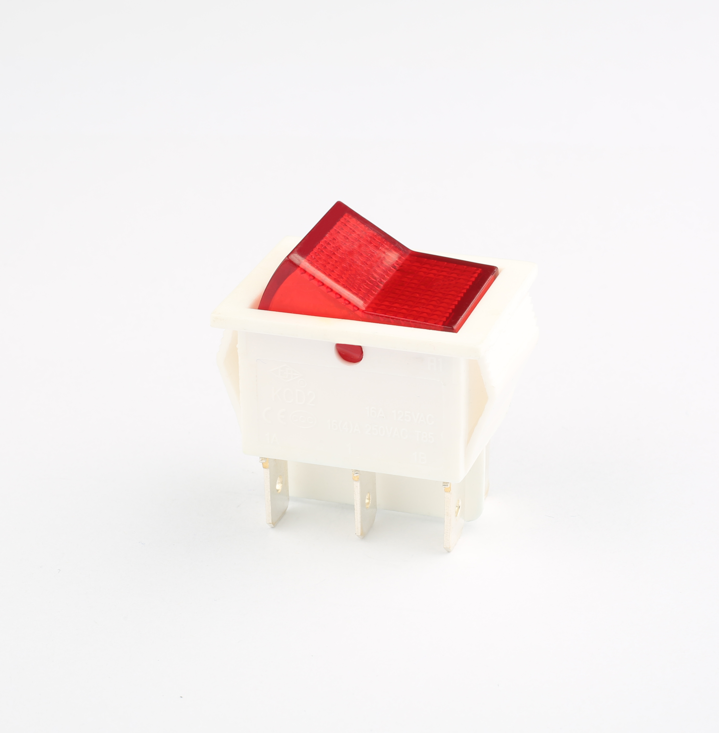 Zhongxing Wright 16A 250V DPDT on on 30*22mm 28*22mm Illuminated Rocker Switch