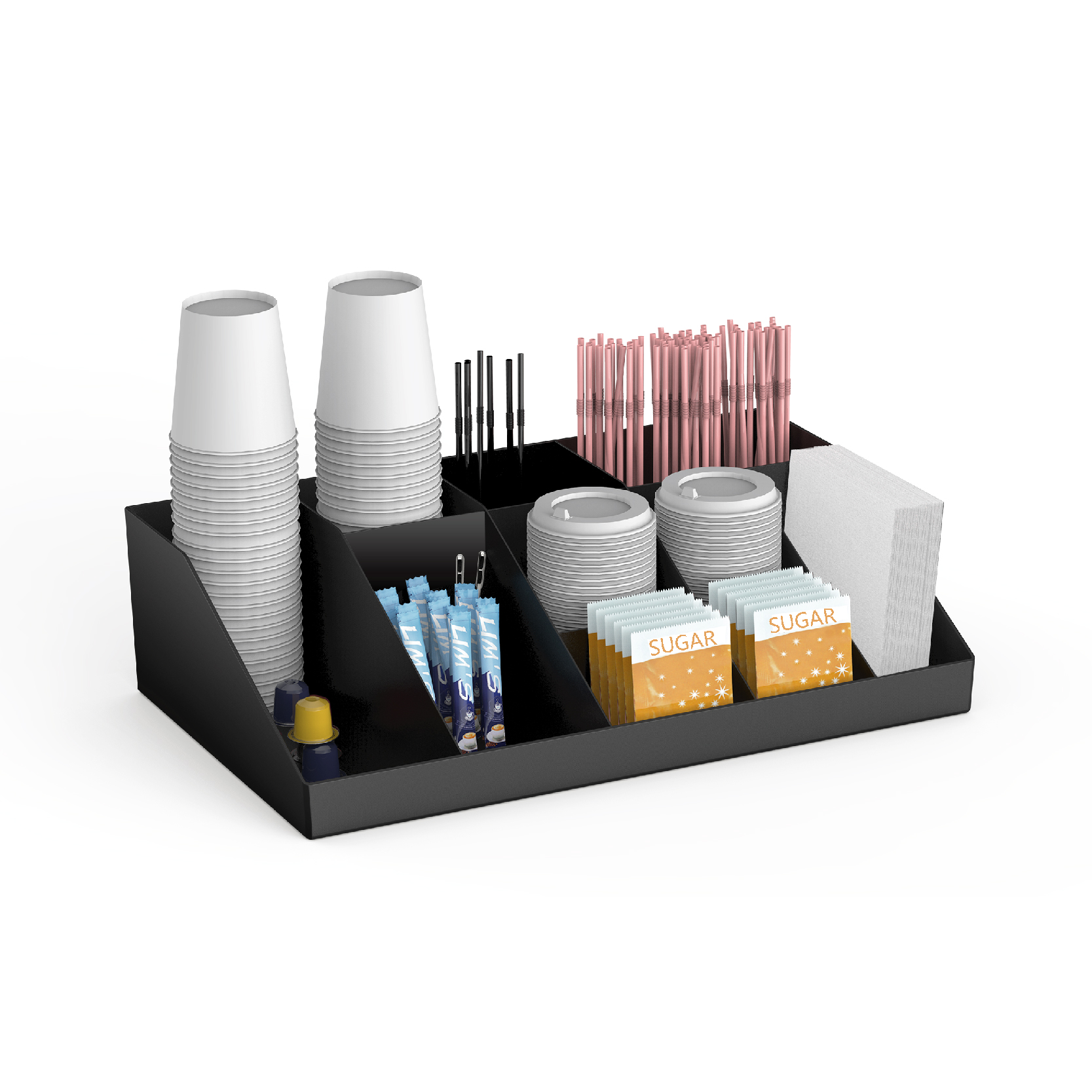 Dujia Breakroom Condiment Organizer