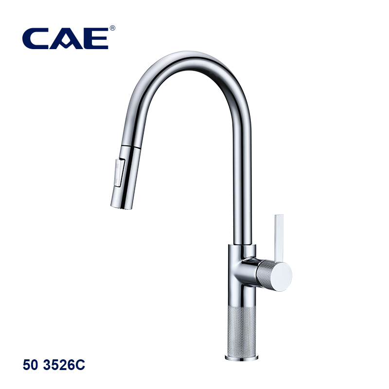 CAE Single-lever pull-down kitchen faucet 50 3526BNB