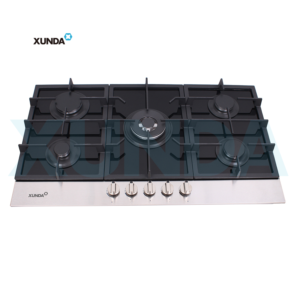 XUNDA 5 burners European style built in gas hob gas stove gas cooktops F5-B90M3BA