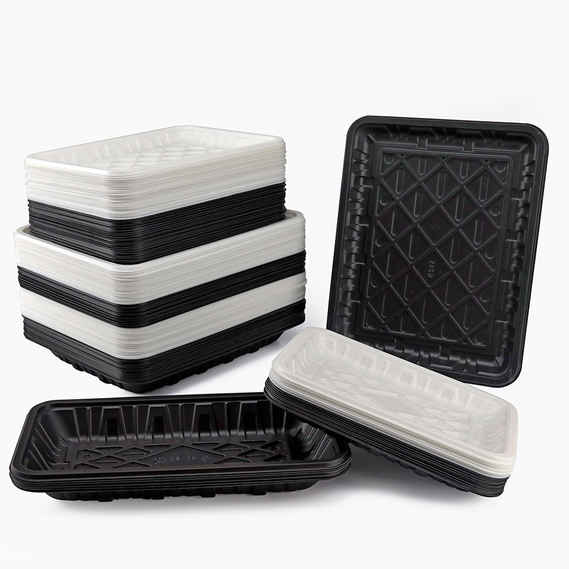 Degradation of disposable packaging trays