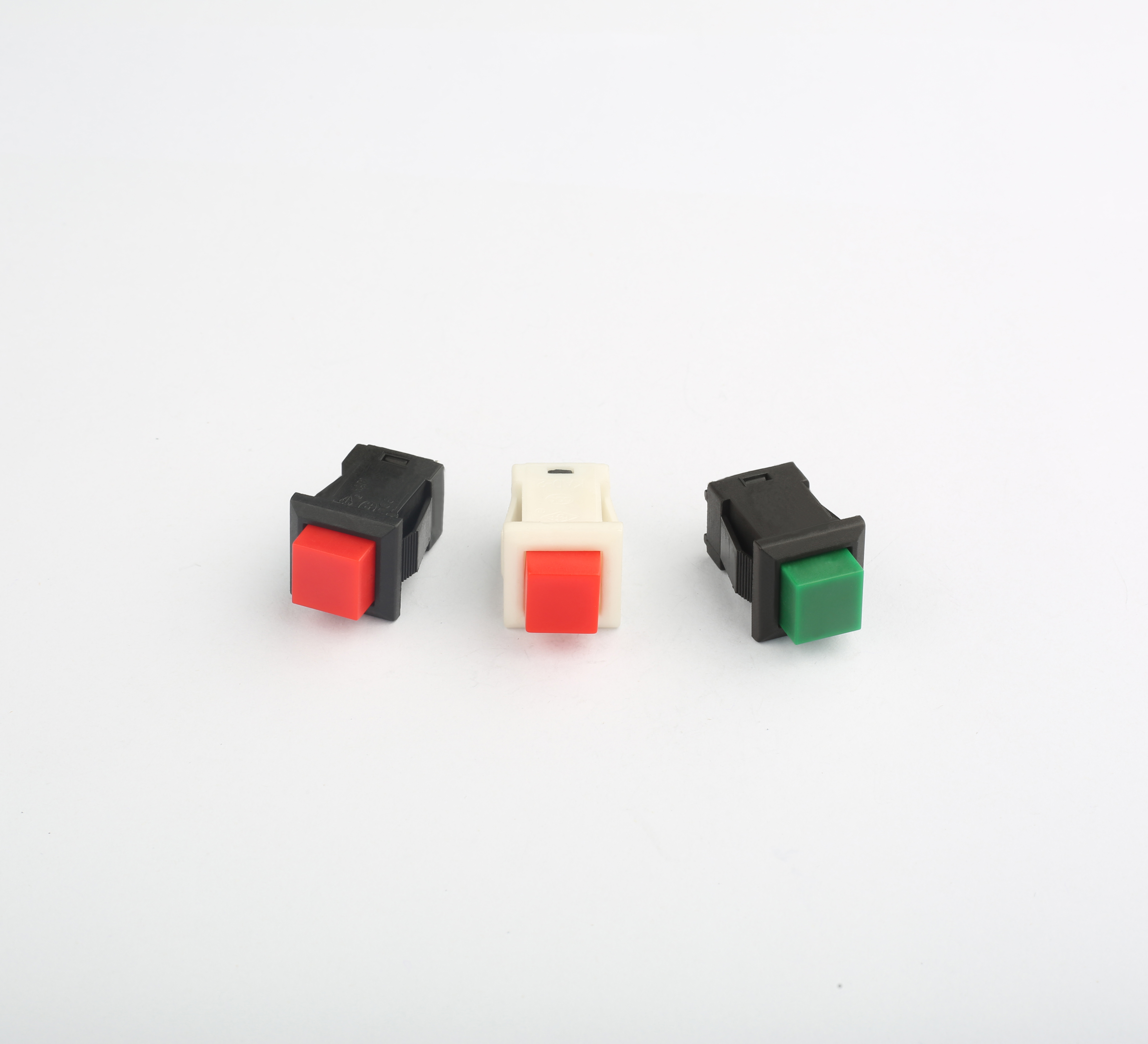 Zhongxing Wright 1A 250V 12.5*11.1mm Momentary Self-locking Square Push Button Switch