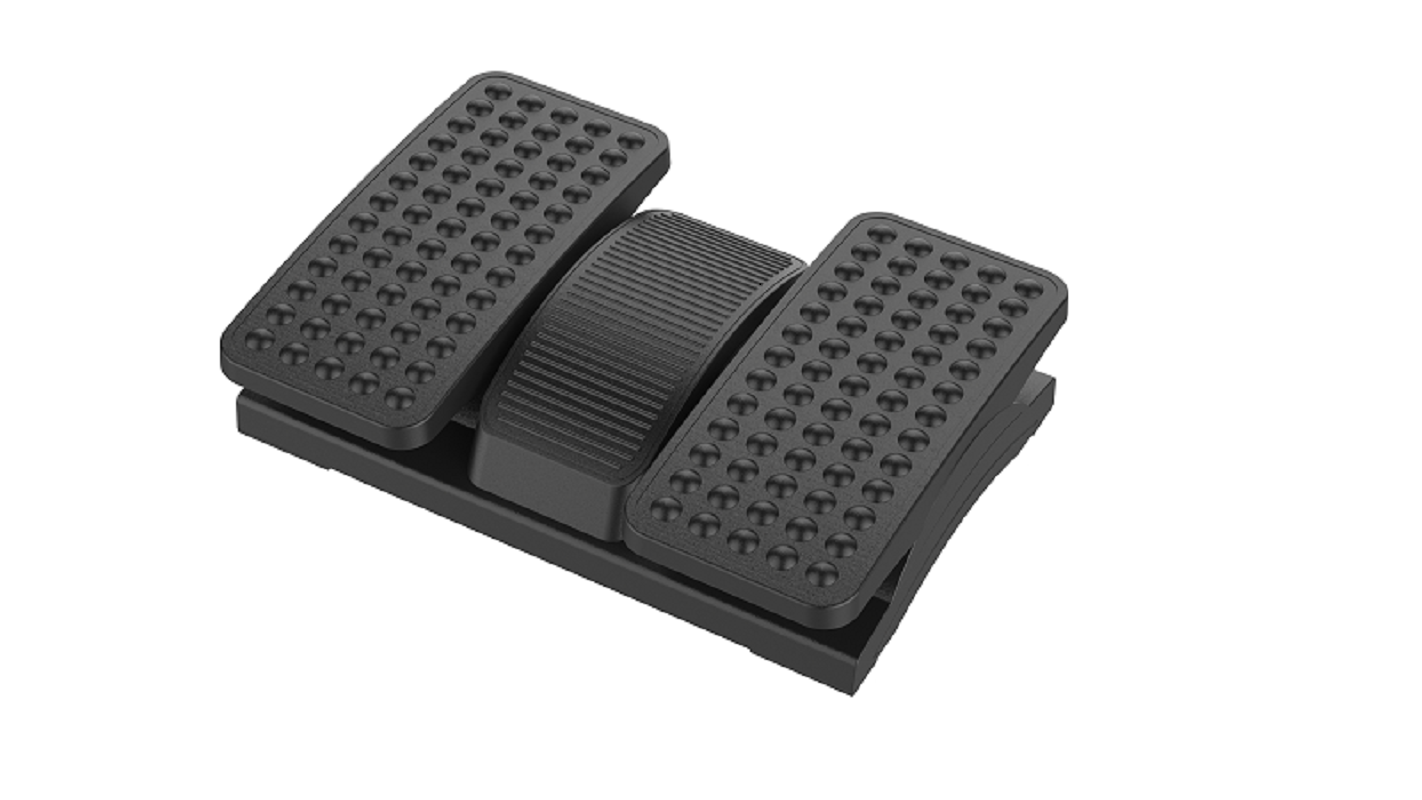 Dujia Split Type Ergonomic Design Adjustable Plastic Footrest