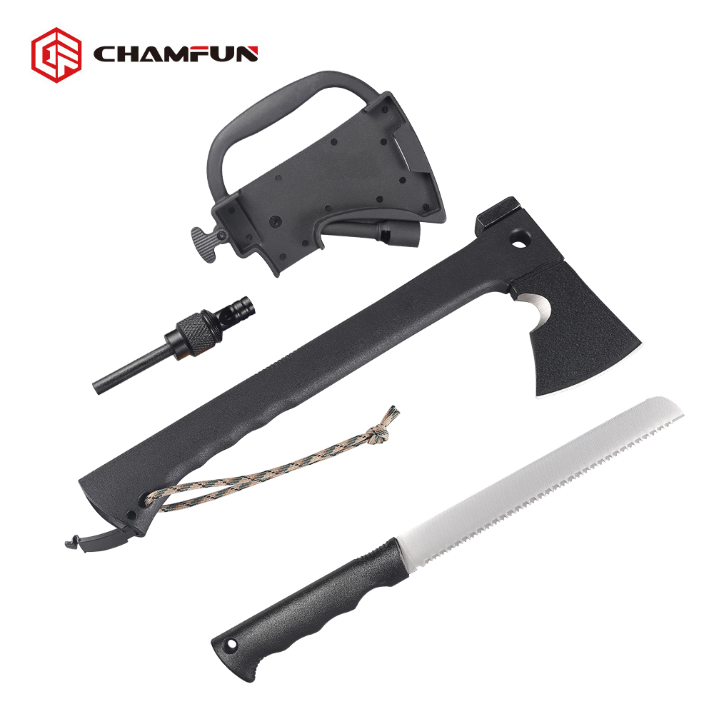 Axe Multitool with knife hammer fire stick