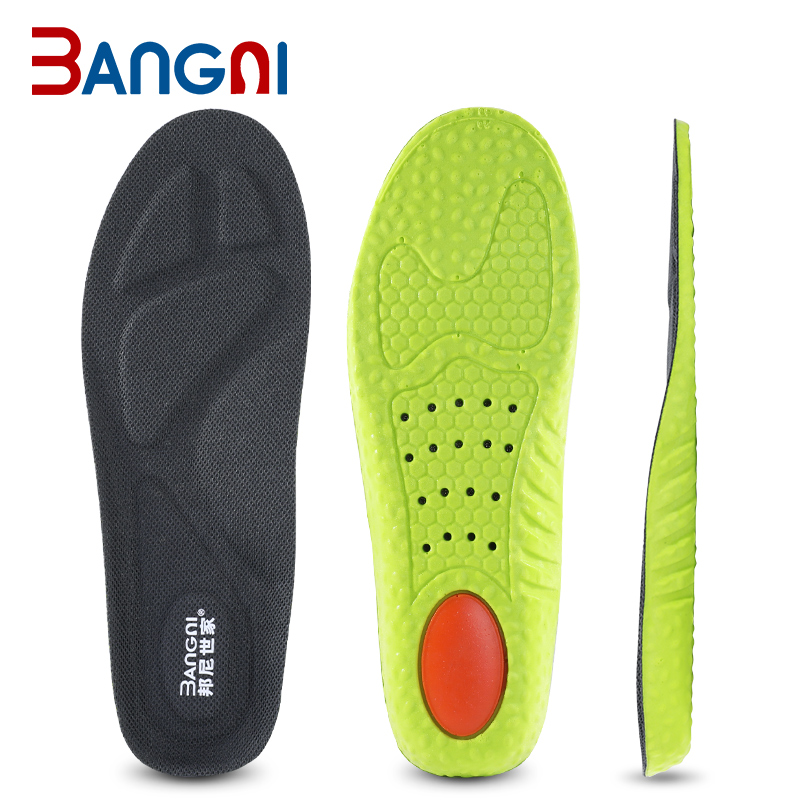 3angni PU Shock-absorbing Sport Insoles