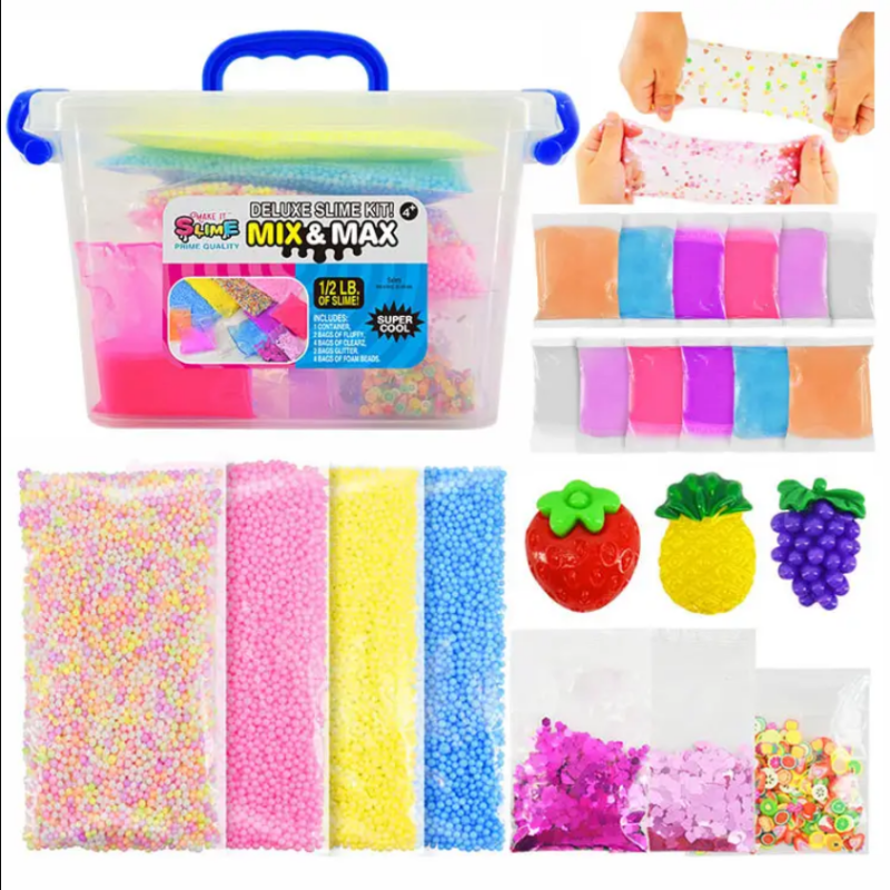 Istudio Slime Kit for Children Playfulness Slime Set Stress-relieving Educational Sensory toys
