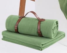 100% Polyester Solid Polar fleece with anti- pilling Blanket