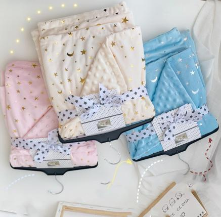 100% Polyester Bubble Fleece Blanket