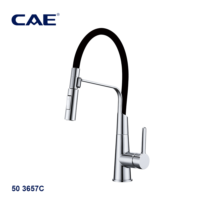 CAE Single-lever pull-out kitchen faucet 50 3657PBN