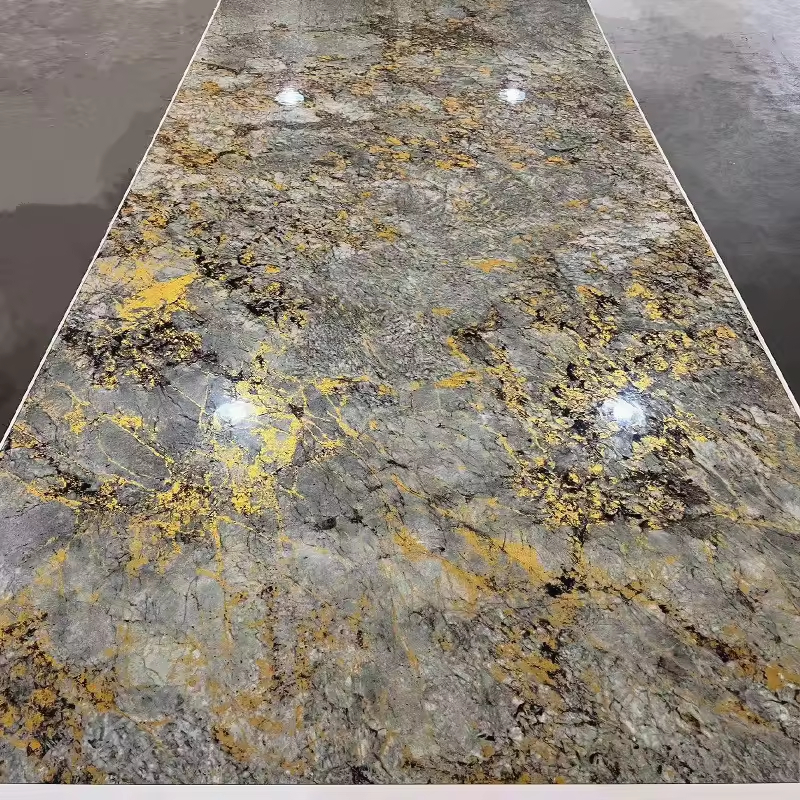 Luxury Glossy Waterproof PVC Marble Sheet UV Board SPC Wall Panel