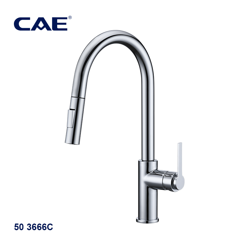 CAE Single-lever pull-down kitchen faucet 50 3666PBR/PBN