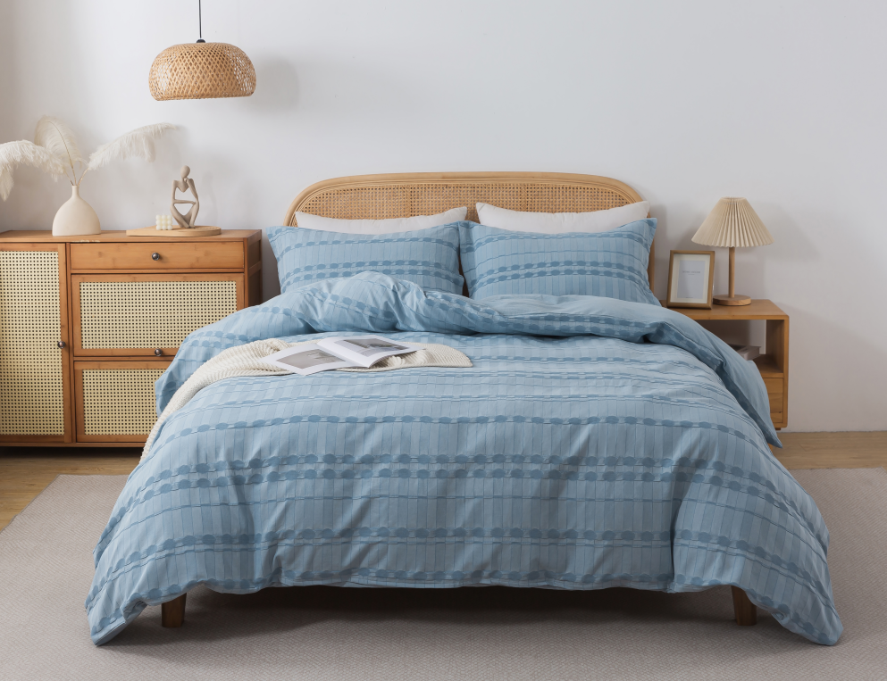 Single needle quilted fat quilt