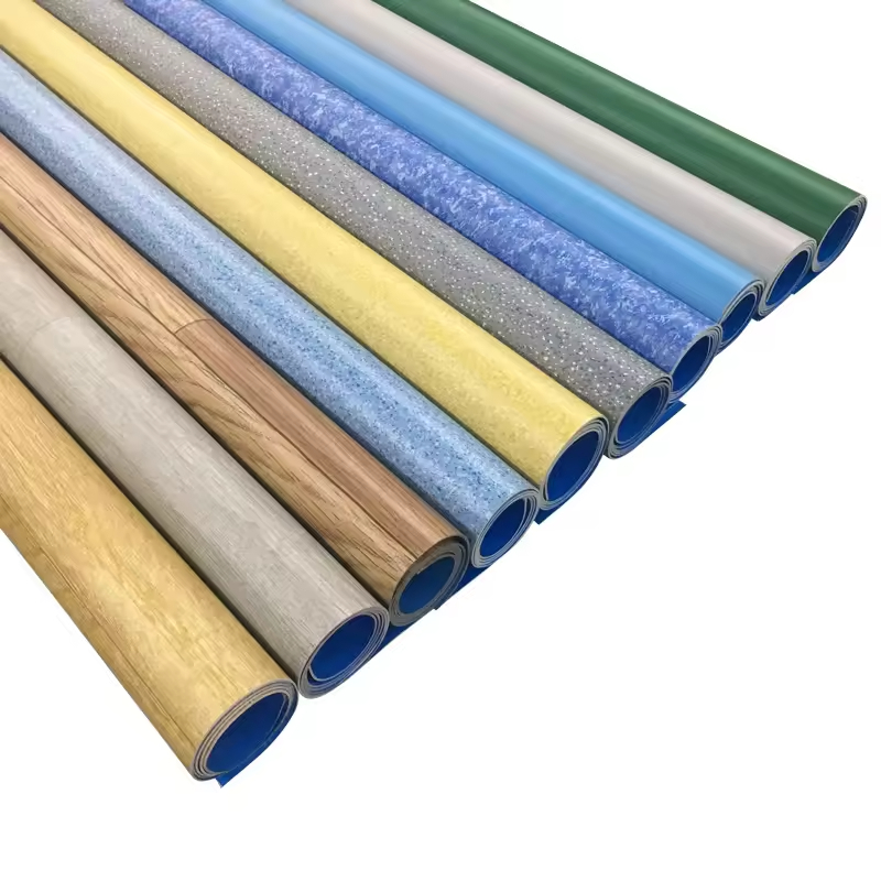 Commercial Waterproof Carpet Plastic Sheet Vinyl Sponge Mat Pvc Roll Flooring