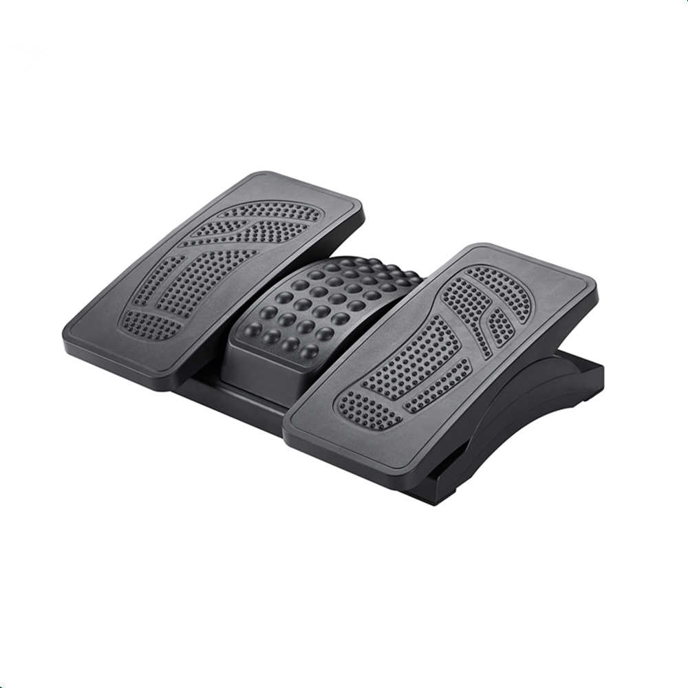 Dujia Bump Design Split Type Adjustable Plastic Footrest