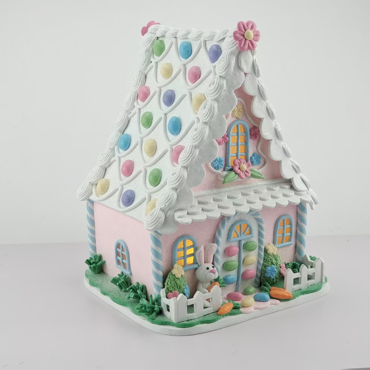 Easter polymer clay spring day series house decoration