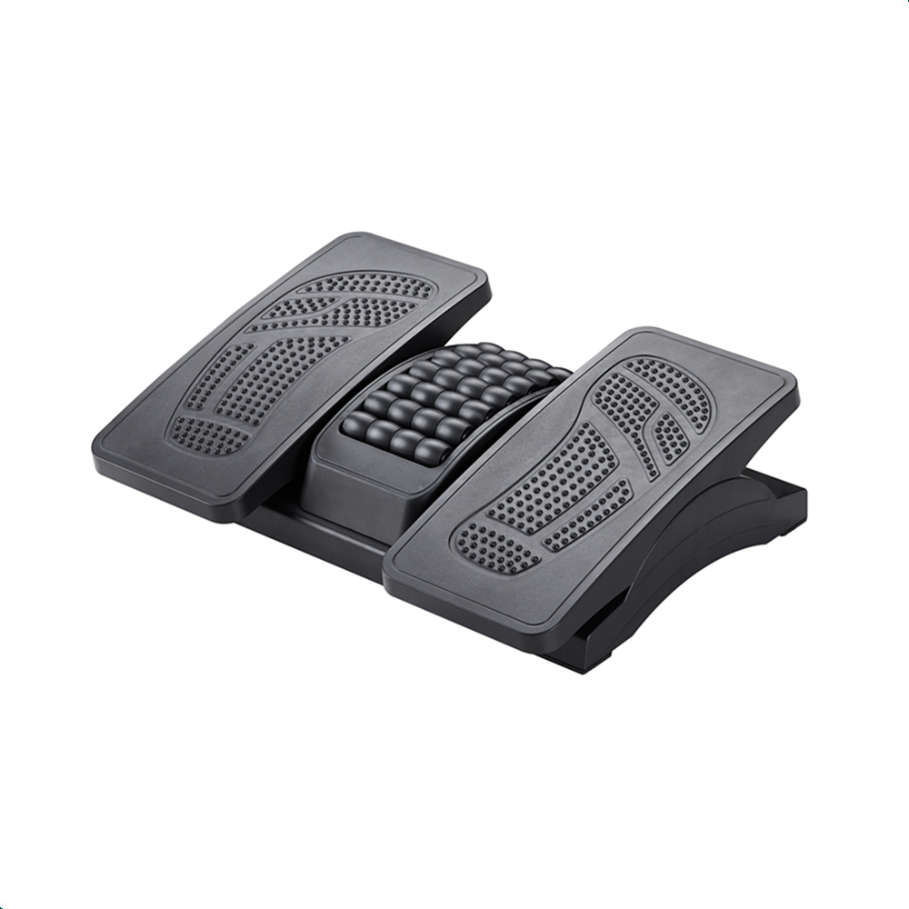Dujia Split Type Ergonomic Roller New Design Adjustable Plastic Footrest