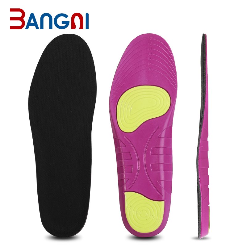 3angni PU shock-absorbing cuttable work insoles