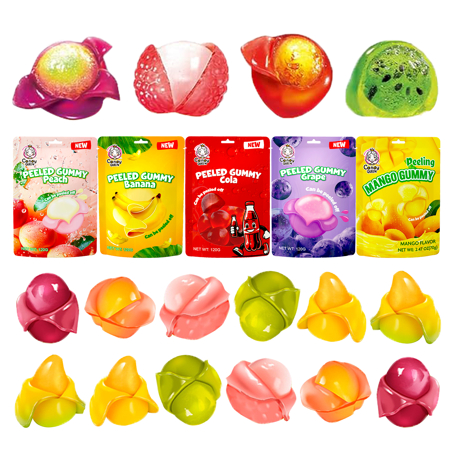 Peeled Gummy Candy