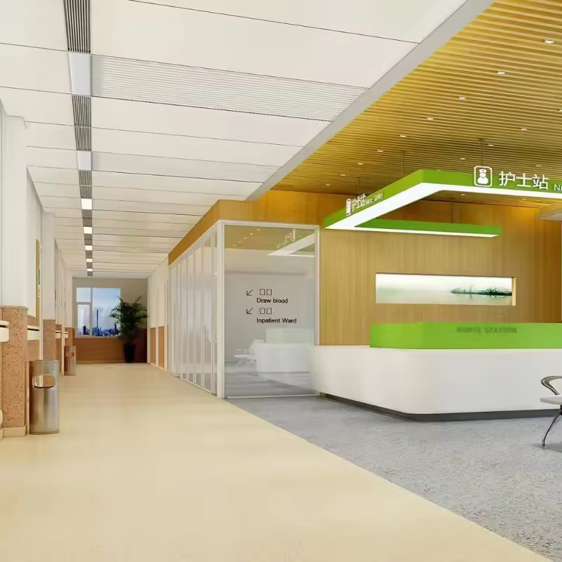 Non-directional Fireproof Pvc Homogeneous Flooring Rolls Transcore Flooring Vinyl Roll for Hospital