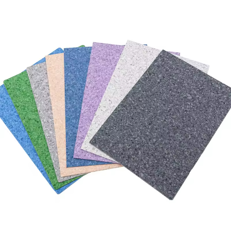 Factory Price Conductive Pvc Tile Resilient Anti Static 1mm Pvc Sheet Homogeneous Roll Flooring
