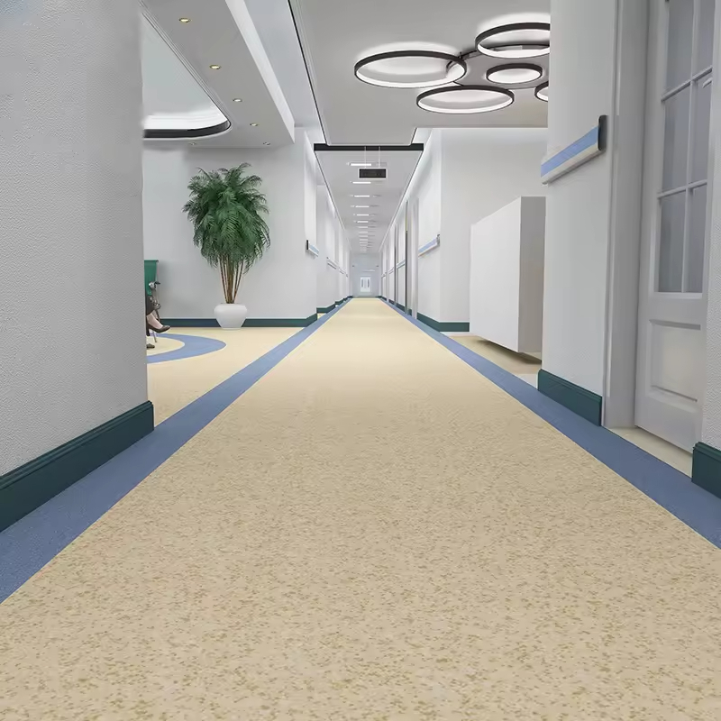 3mm Thick Anti-bacterial Homogeneous Icu Hospital Pvc Vinyl Floor Coating