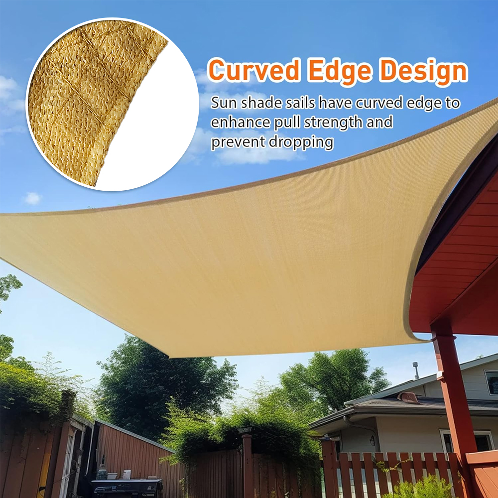 PE shade sail, balcony net, privacy net, carport net, waterproof shade net, Polyester Shade Sail