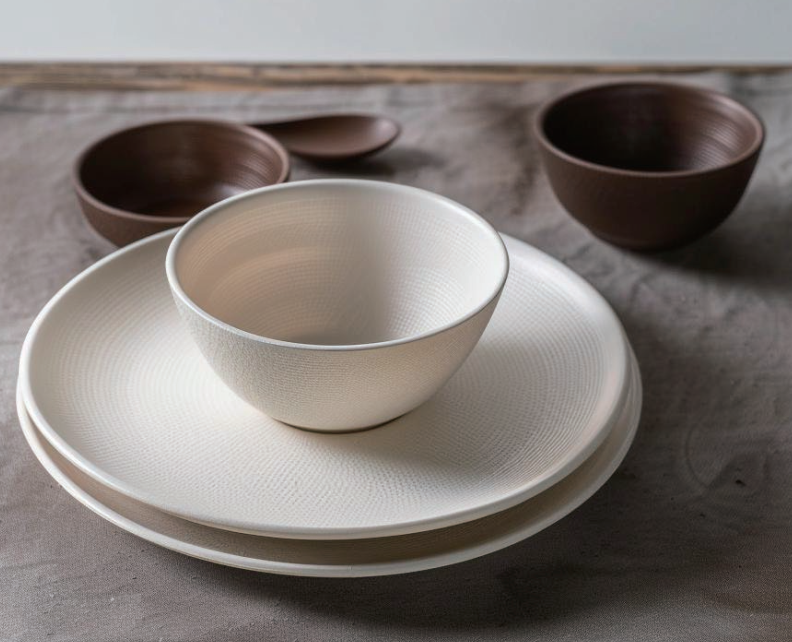 tableware made of environmentally friendly materials