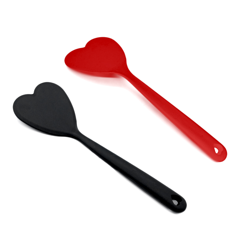 Kitchen Gadgets Cooking Tool Silicone Spatula heart shape Turner
