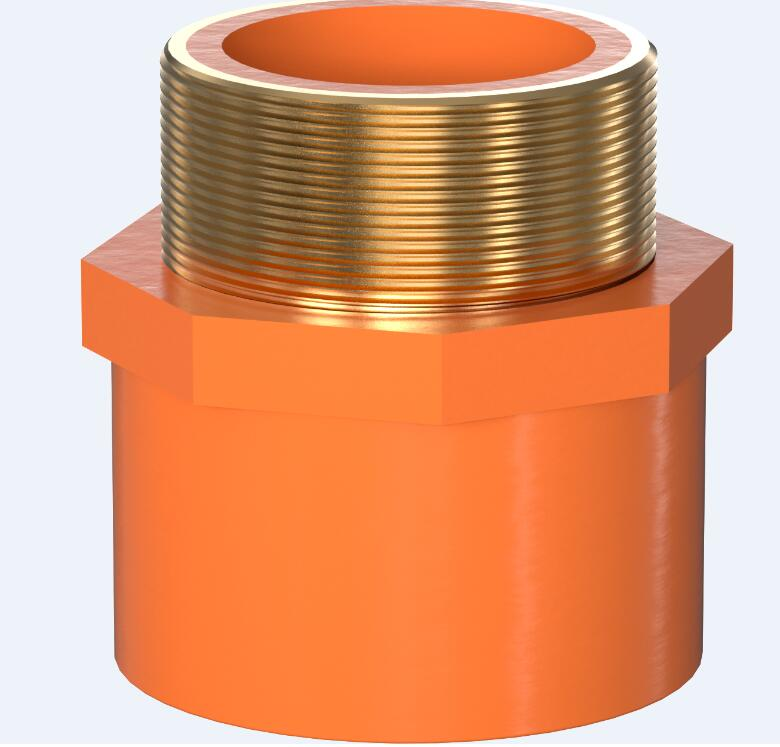 Cpvc Fire Protection Male Adaptor With Brass