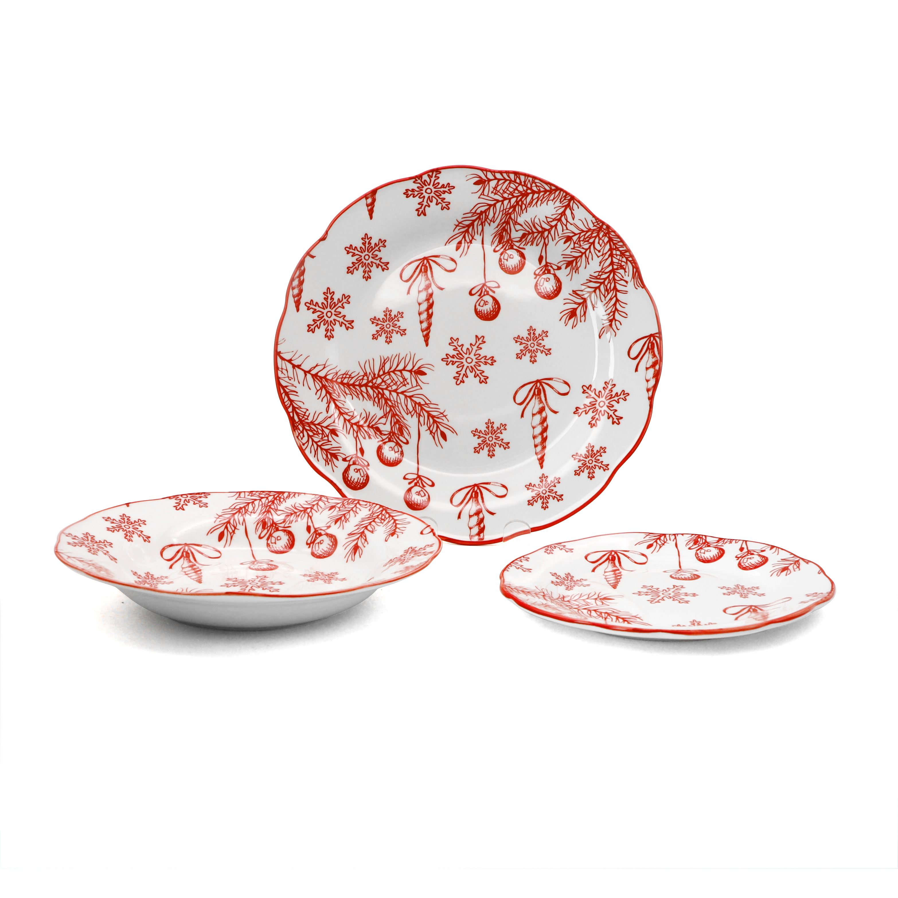 18 pc dinner set padprint pendant