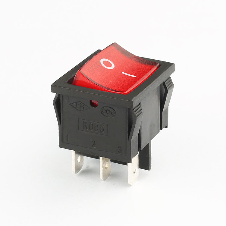 6A 250V on on 3 pin rocker switch