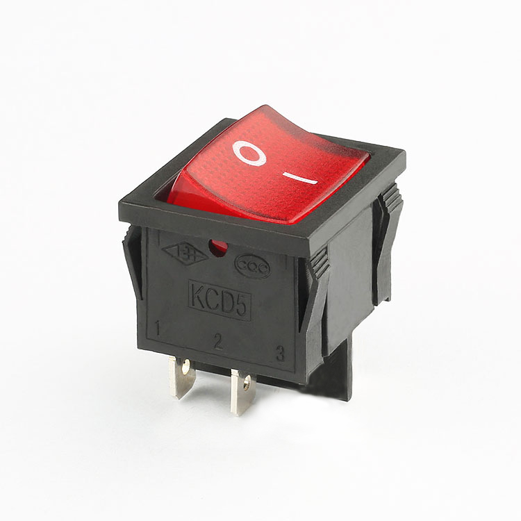 Factory supply 4 pin on off illuminated rocker switch