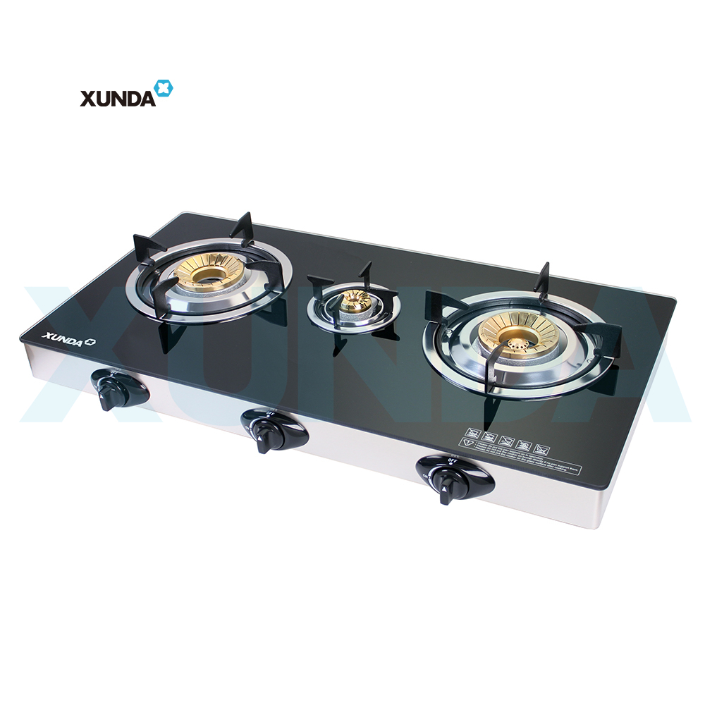 Xunda table top gas stove gas cooker 3-N5-1608