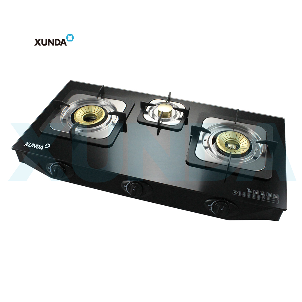 Xunda table top gas stove gas cooker 3-N5-M75