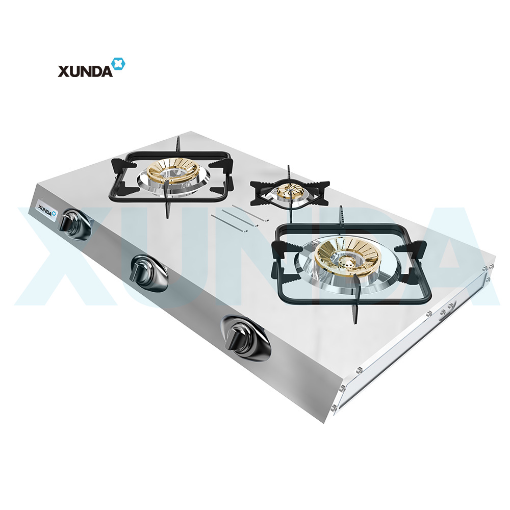 Xunda table top gas stove gas cooker 3-N5-S