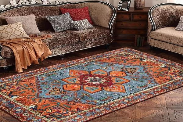 Wool carpet living room sofa American retro style